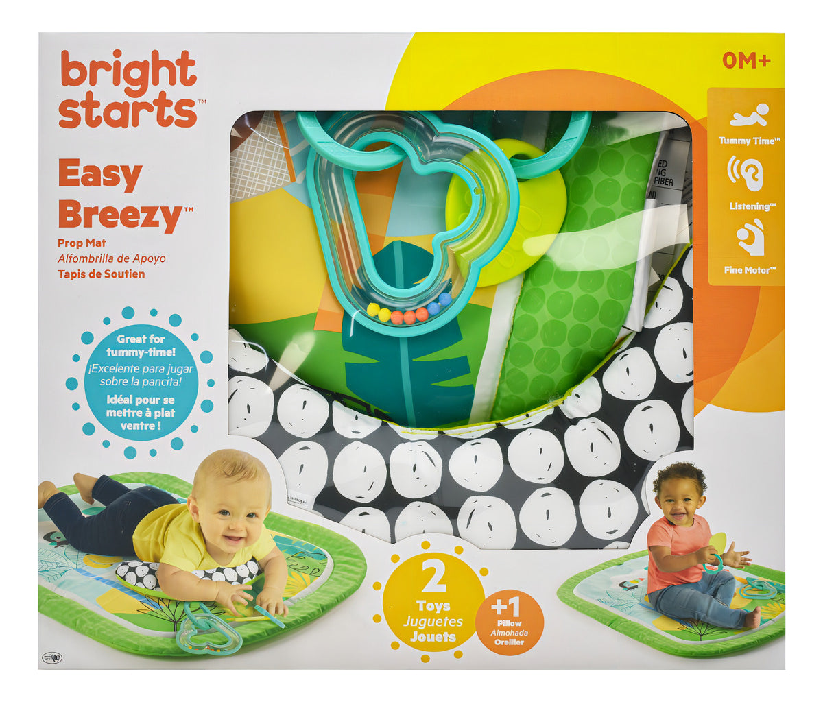 Tapete De Bebé Bright Starts Easy Breezy Centro De Actividad Color Verde