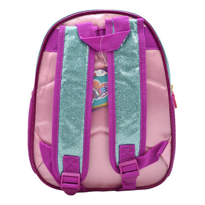 Mini Mochila The Bellies Bellie Beth Kit 2pz Brillos Famosa Rosa Estampado