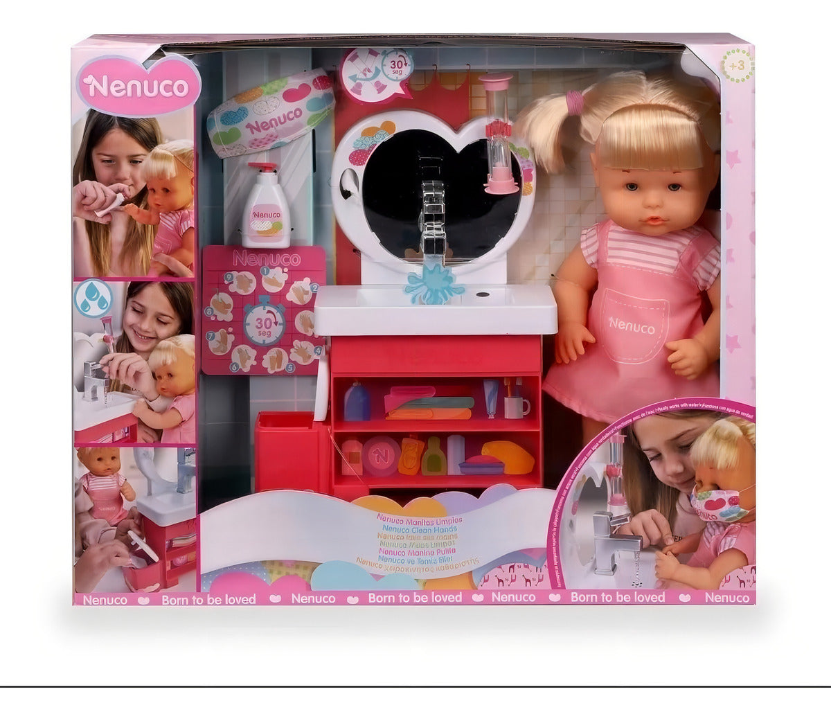 Muñeca 700016659 Bebé Manitas Limpias con Accesorios Nenuco