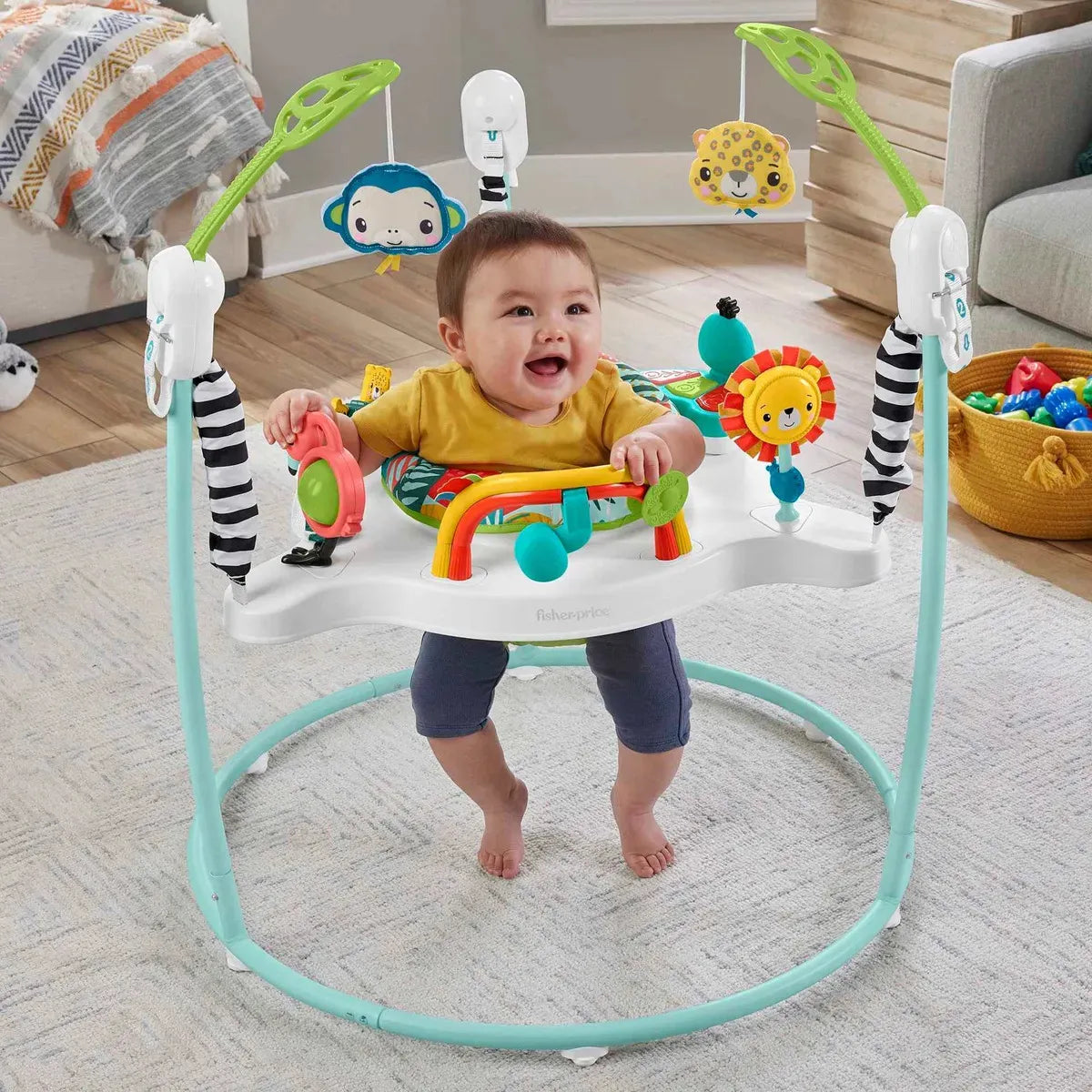 Silla Saltarina Saltos En La Jungla Hjc37 Fisher Price Cf
