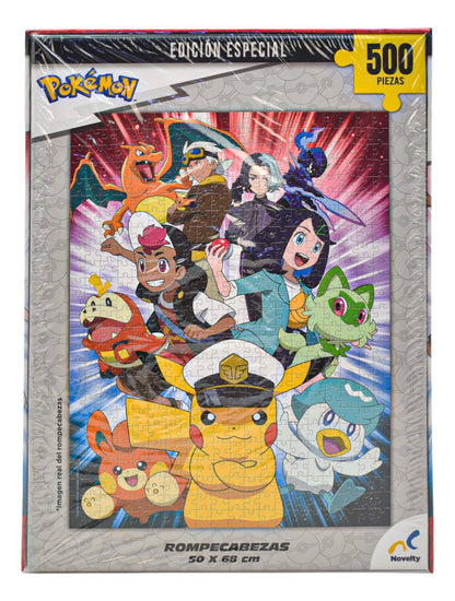 Rompecabezas Pokemon Edicion Especial 500 Pcs 50x68cm Novelt