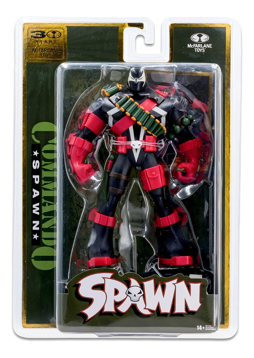 Figura de acción Commando Spawn 30.º aniversario McFarlane Toys