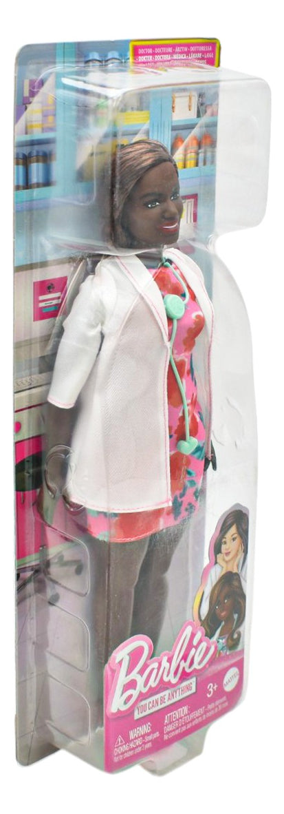 Barbie Profesiones Doctora Morena Mattel Cf