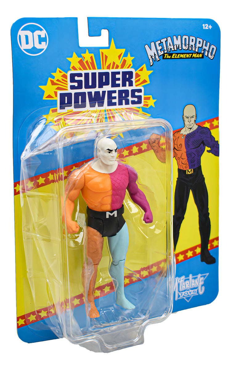 Figura Articulada McFarlane DC Metamorpho Super Powers 12cm Coleccionable