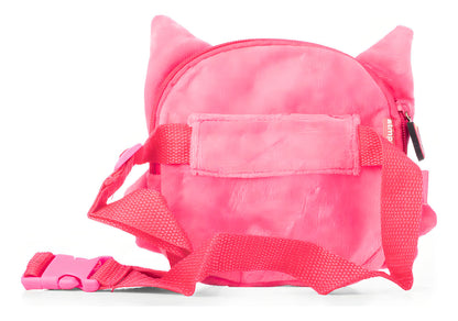 Cangurera Peluche Atmpacks 3020 De Niñas Color Rosa