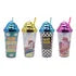 Vaso Plastico Unicornio Happy Hour Con Popote Pack 4pz T292