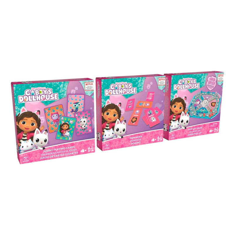 Cardinal Trio De Juegos De Gabby´s Dollhouse Para Niños