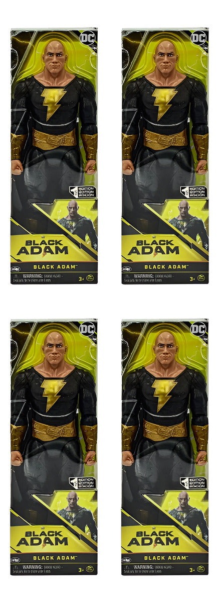 Dc Black Adam 1a Edicion Pack 4pz 30 Cm Spin Master