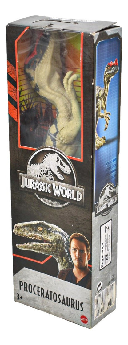 Jurassic World Proceratosaurus Figura 30cm Blanco Mattel