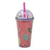 Vaso Surtido Con Popote Pack 4 Piezas Sm22hat310