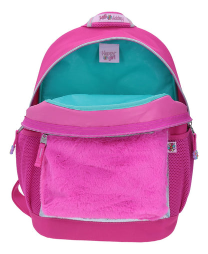 Mochila Grande Rosa Chenson Happy Girl Elizal Rosa
