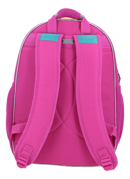 Mochila Grande Rosa Chenson Happy Girl Elizal Rosa