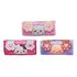 Pack 3 Lapiceras Gato Lluvia Poliéster Rosa/violeta 2 Compartimentos Estampado