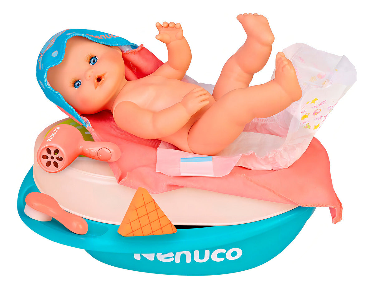 Muñeca Bebe Nenuco Baño De Espuma