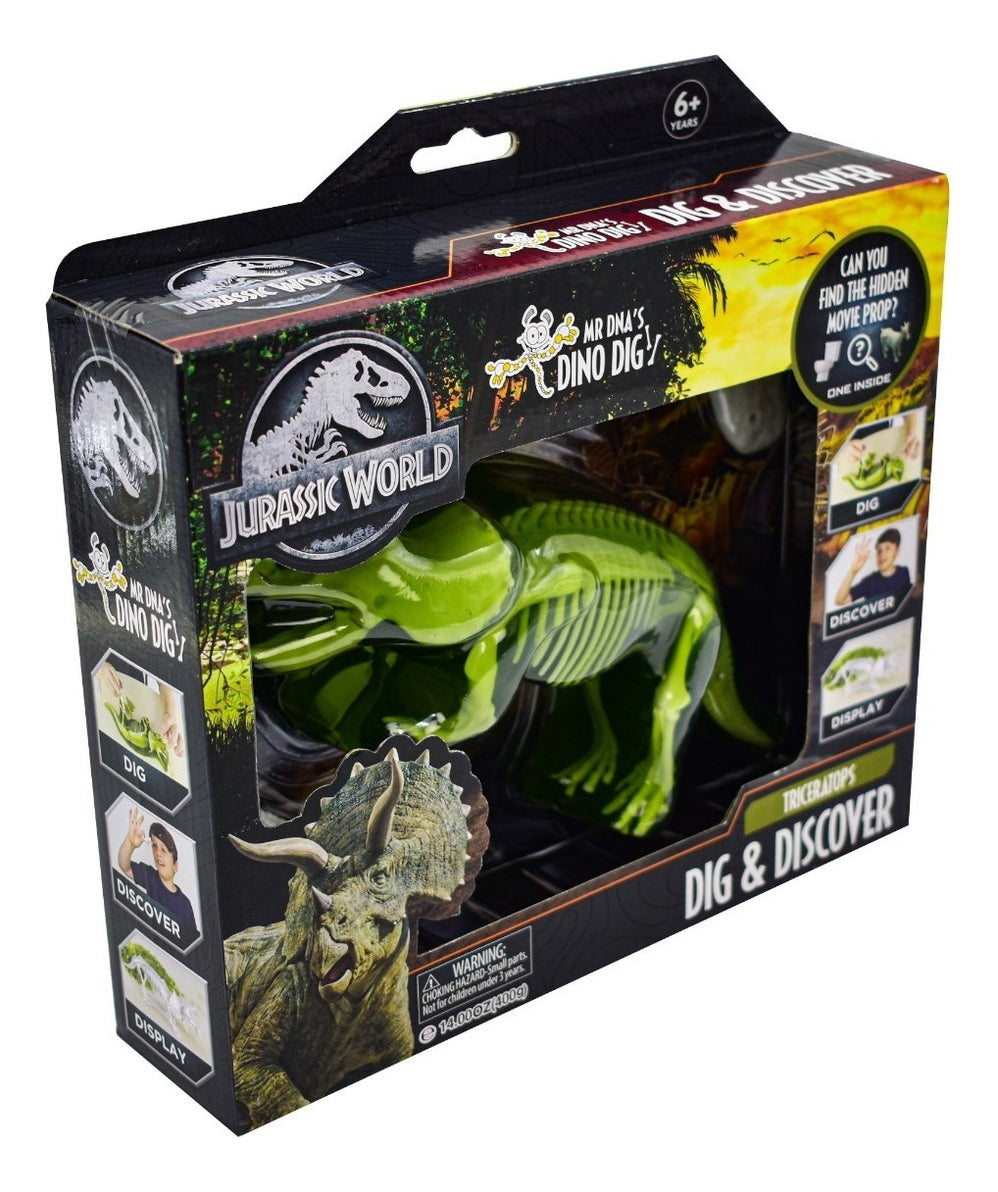 Jurassic World Excava Y Descubre Triceratops Toymonster