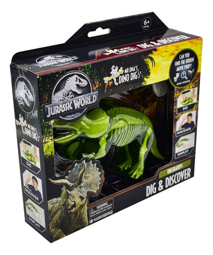 Jurassic World Excava Y Descubre Triceratops Toymonster