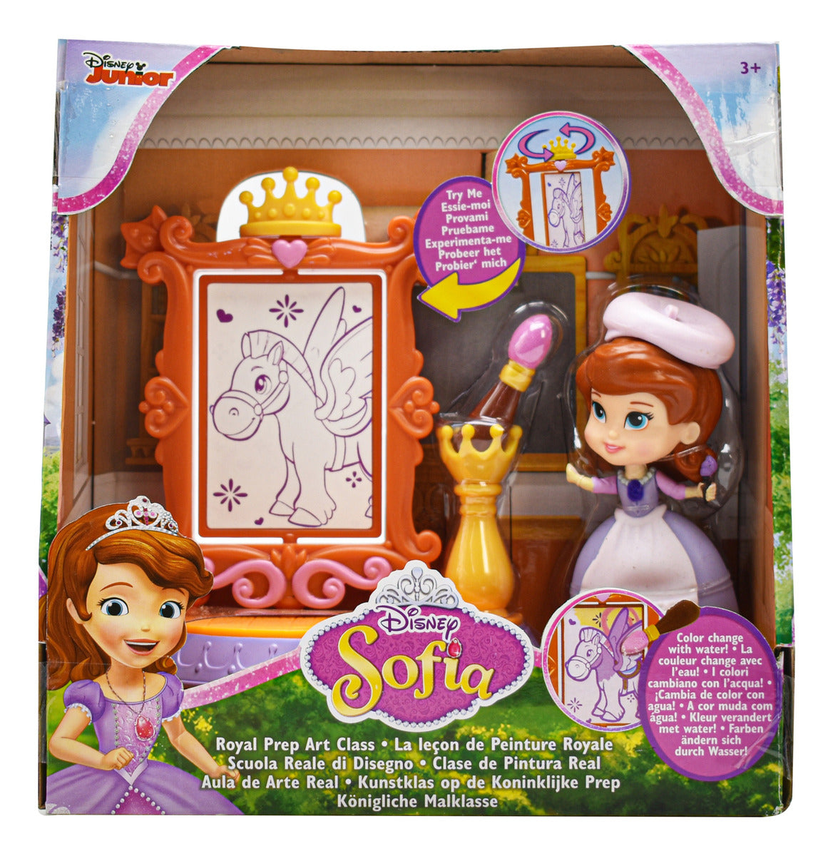 Disney Sofia Pack Laboratorio Y Pintura Real Jakks Pacific