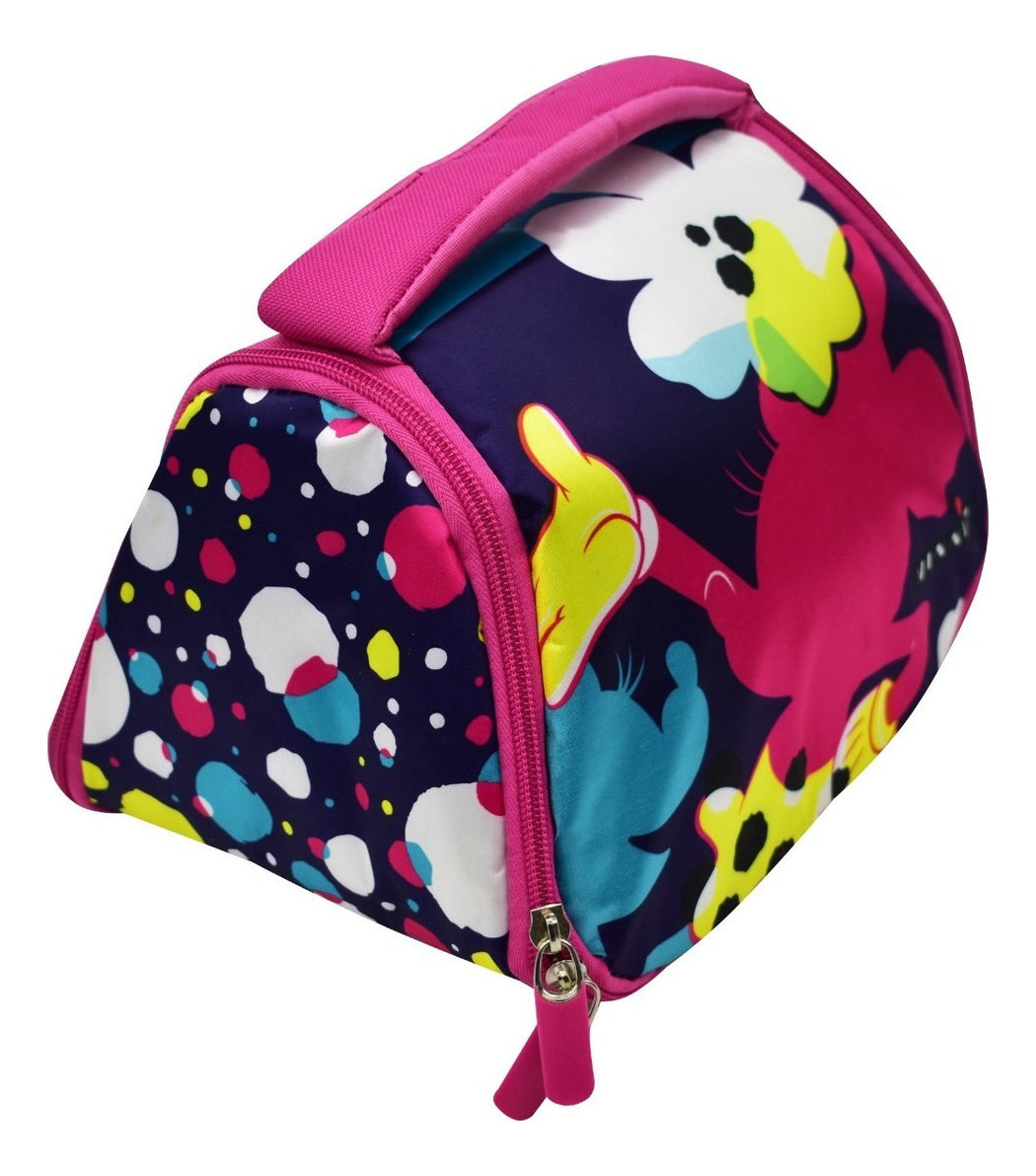 Lonchera Minnie Mouse Rosa Flor 125310 Ruz Estampado/liso