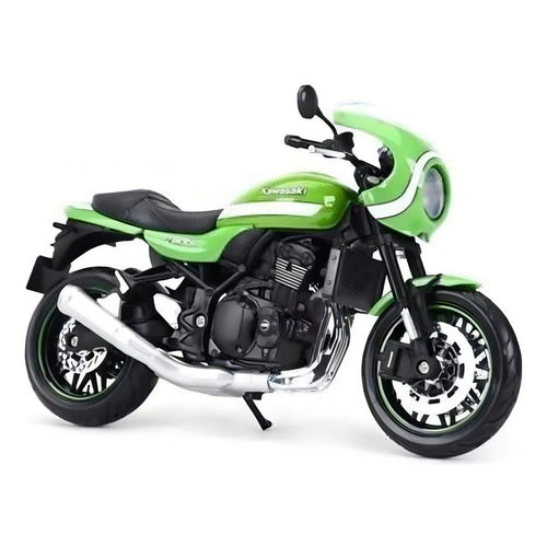 Kawasaki Z900rs Cafe Verde Motocicleta A Escala 1:12 Maisto