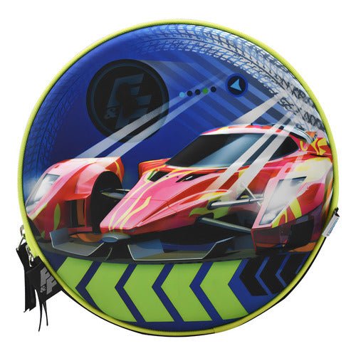Mochila Con Lonchera Fast And Furious Spy Racers Relieve 3d Primaria Fotorama Color Negro