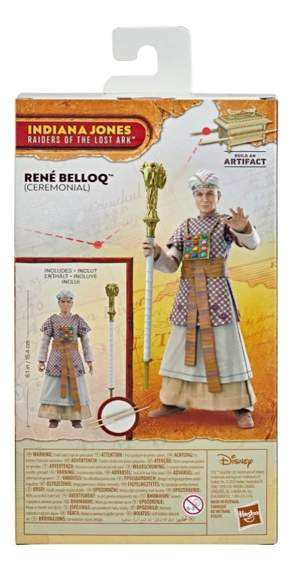 Hasbro Rene Belloq Ceremonial Indiana Jones Adventure Series