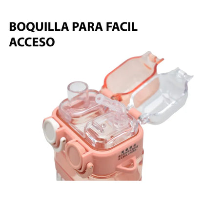 Botella De Tritan Doble Boquilla Hero 570ml Sm22hat414