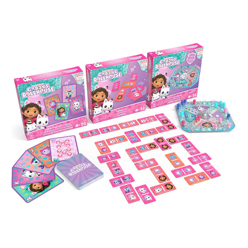 Cardinal Trio De Juegos De Gabby´s Dollhouse Para Niños