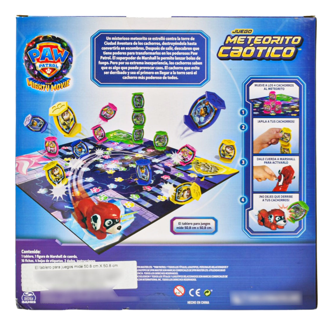 Paw Patrol Meteorito Caotico Juego De Mesa Spin Master Cf