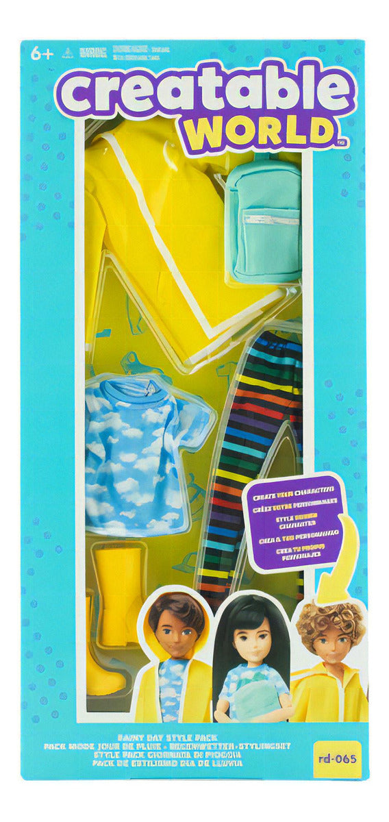 Creatable World Pack 3 Estilismo De Lluvia Veraniego Mattel