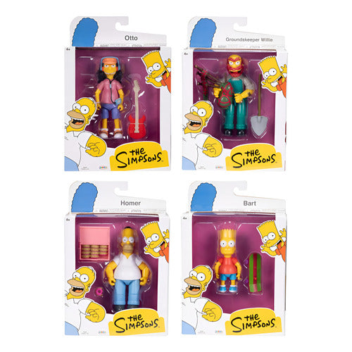 Los Simpsons Pack 4 Figuras Articuladas Jakks Pacific