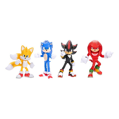 Figuras De Acción Sonic 3 Shadow Knuckles Tails Con Luz