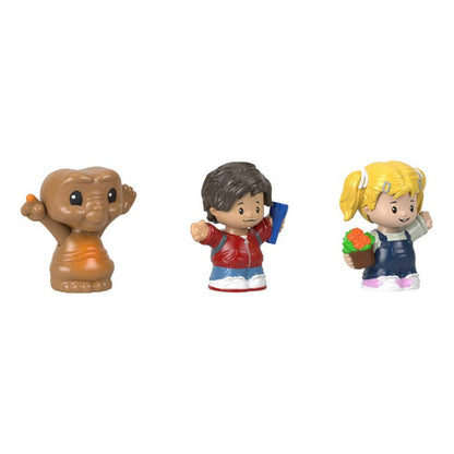 Fisher-Price Little People Collector Figura de Juguete Set de 3 de E.T El Extraterrestre para bebés en etapa de desarrollo