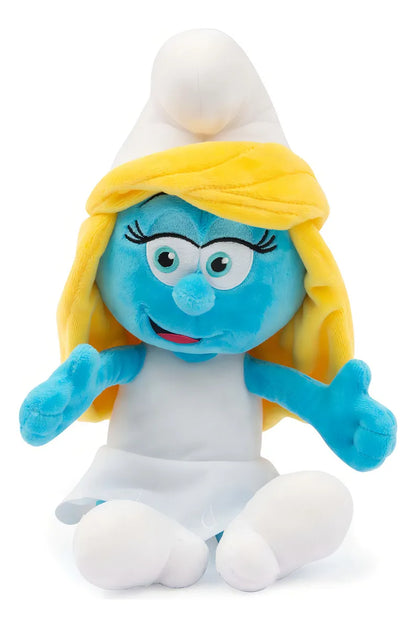 Los Pitufos Peluche Pitufina Con Sonido 30cm Famosa Color Azul