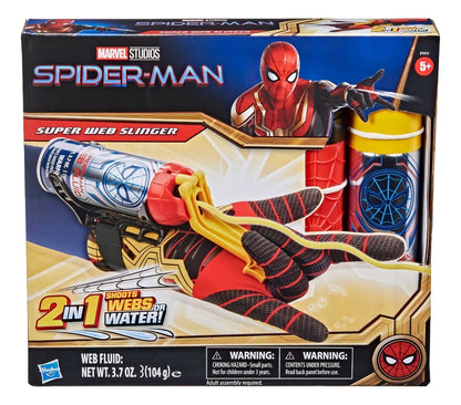 Hasbro Lanzador Telaraña Spiderman 2 En 1 Telaraña O Agua