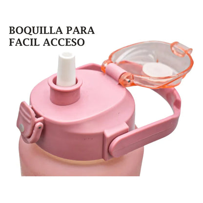 Botella Deportiva Con Asa Arcoiris  2000ml 82227
