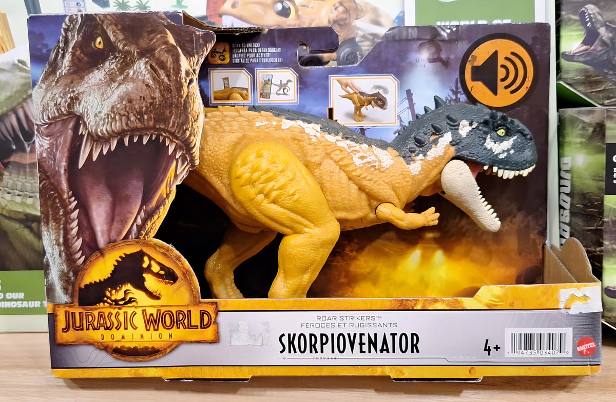 Jurassic World: Dominion Figura Skorpiovenator Con Sonidos
