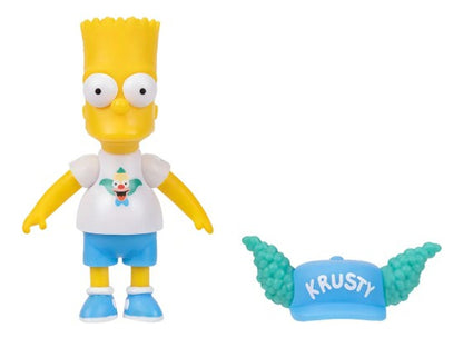 Figura De 2.5 Pulgadas Bart Con Gorra De Krusty Los Simpsons