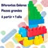 Bloques De Construcción Giga Loko Bolsa Con 80 Piezas Niños