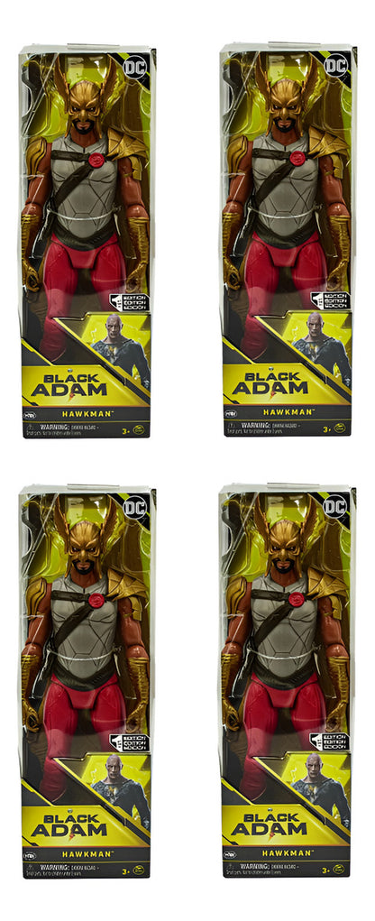 Dc Black Adam Hawkman 1a Edicion Pack 4pz 30 Cm Spin Master