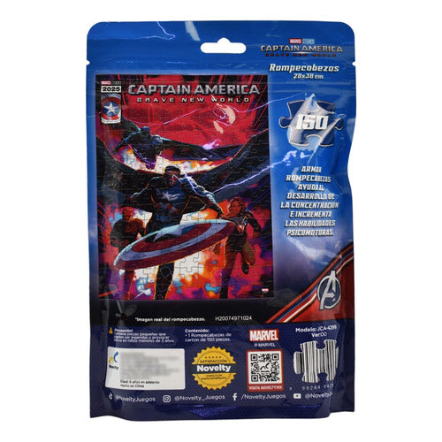 Avengers Pack Rompecabezas Domino Y Memoria Novelty