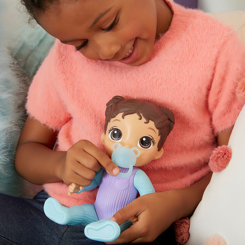Muñeca Baby Alive Hasbro Sueño Y Abrazos Cabello Castaño