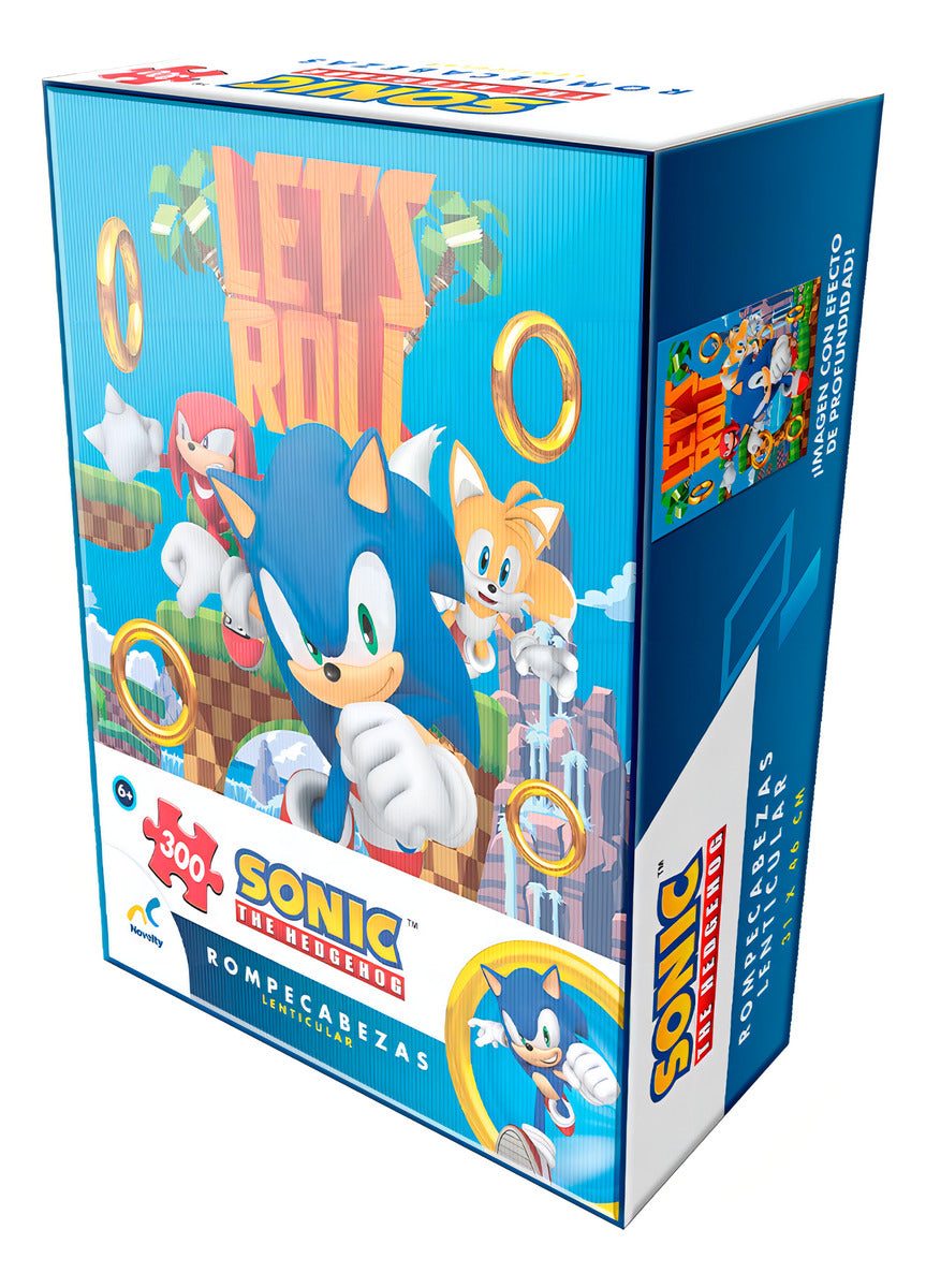 Rompecabezas Sonic Lenticular 300 Piezas