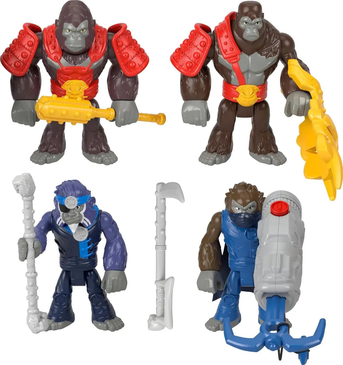 Figura de Acción Paquete Gorilas y Monos Aventura Imaginext