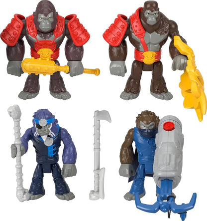 Figura de Acción Paquete Gorilas y Monos Aventura Imaginext