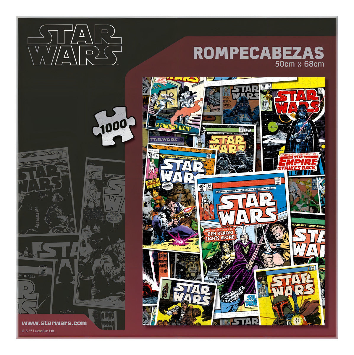 Rompecabezas Novelty Star Wars 1000 Piezas Para Adulto