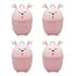 Bote De Basura Miniatura Reno Rosa Tapa Pack 4 Pz Bestway
