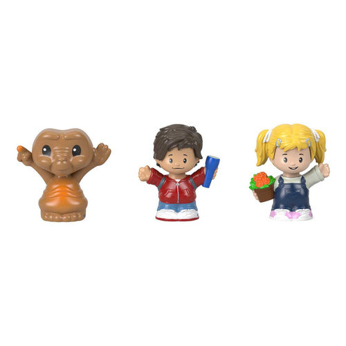 Fisher-Price Little People Collector Figura de Juguete Set de 3 de E.T El Extraterrestre para bebés en etapa de desarrollo