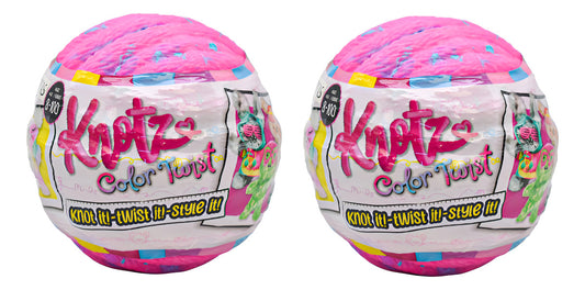 Knotz Color Twist Pack 2 Peluches Sorpresa Just Play Multicolor
