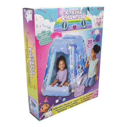 Gabbys Dollhouse Pack Correpasillos Y Piscina De Bolas Jakks Rosa/azul