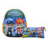 Mini Backpack Con Lapicera Pinypon Action 3d Kit 2pz Famosa Verde 3d
